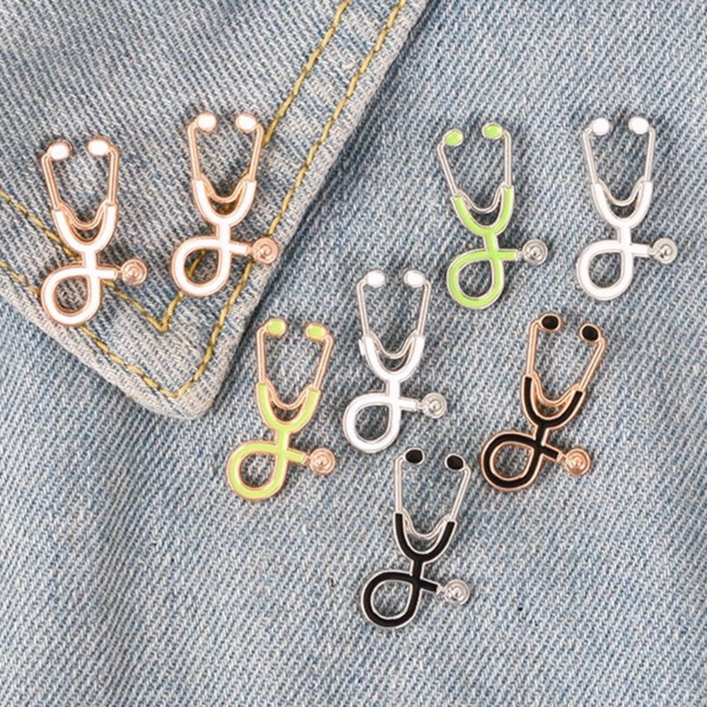 Stethoscope Brooch Lapel Pin